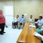 समाज कल्याण मंत्री खजानदास ने व्यापारियों की अपेक्षानुसार निर्माण कार्य पूर्ण करने के दिए निर्देश